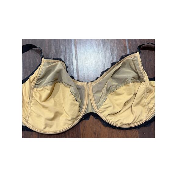 Chantelle Rive Gauche Full Coverage Unlined Black Bra Size 44 DD - Picture 6 of 8